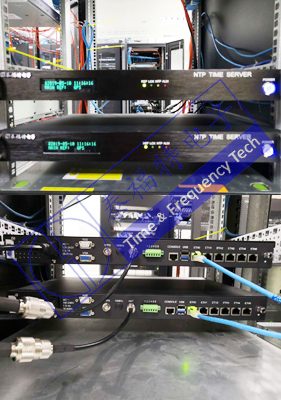 HJ210GPS時鐘服務器上架實景圖 HJ210GPS時鐘服務器上架實景圖
